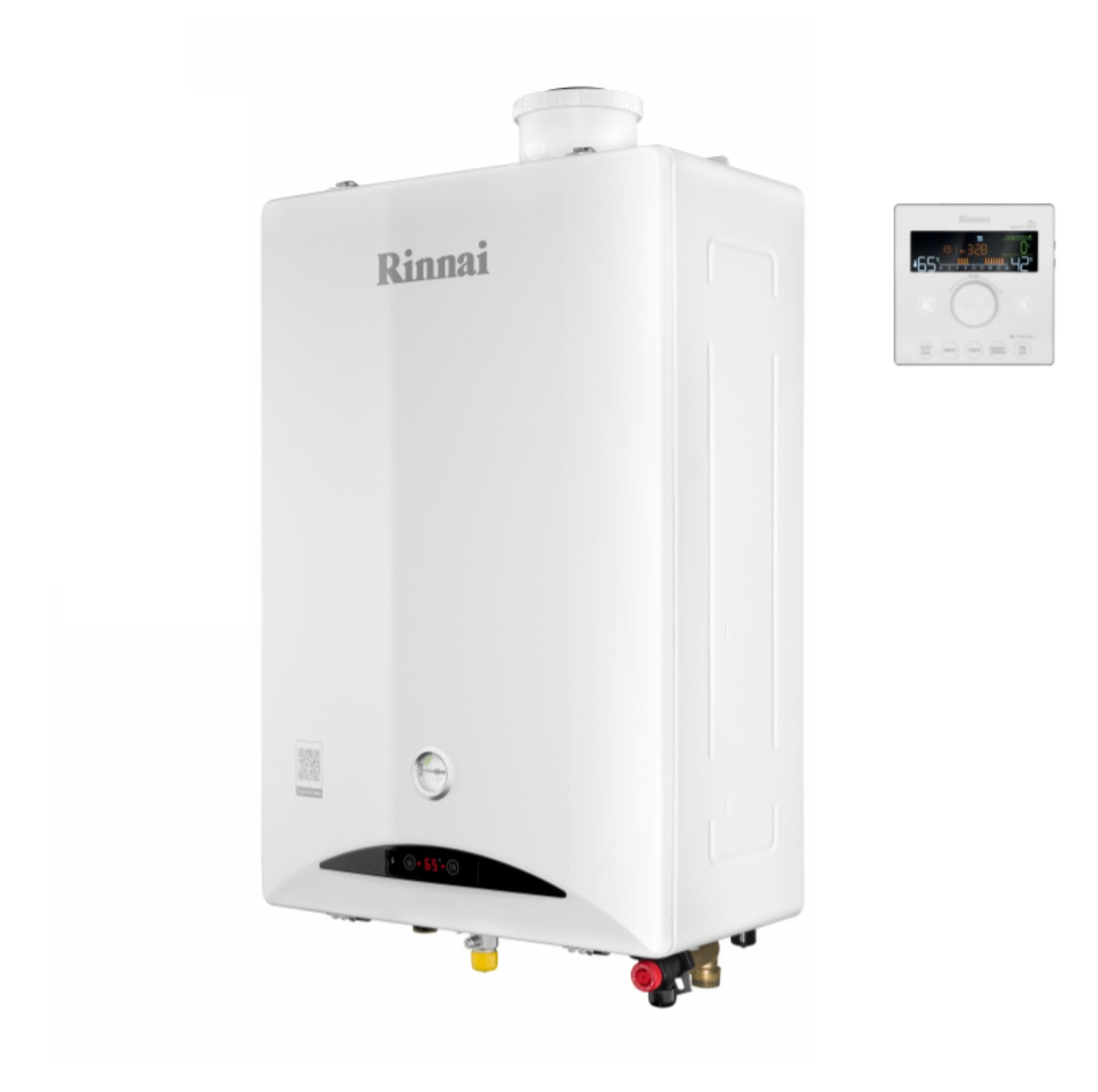 Rinnai Caldaia a Condensazione Zen 29 kW WiFi Metano con Kit Scarico Fumi