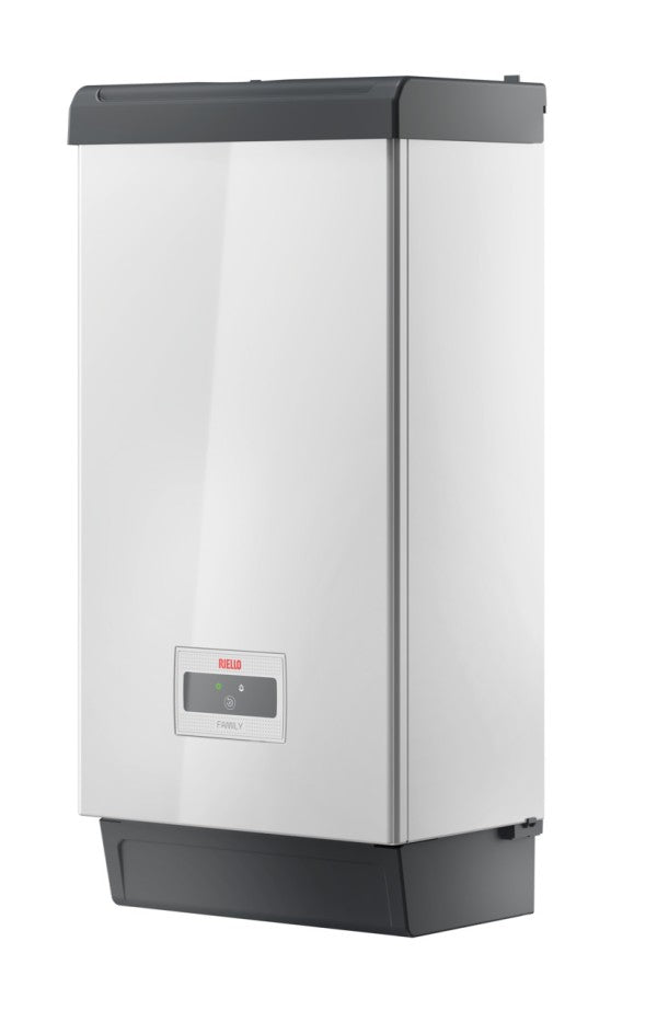 Riello Caldaia a Condensazione Family Externa 30 Kis Metano/Gpl con Kit Scarico Fumi Classe A++