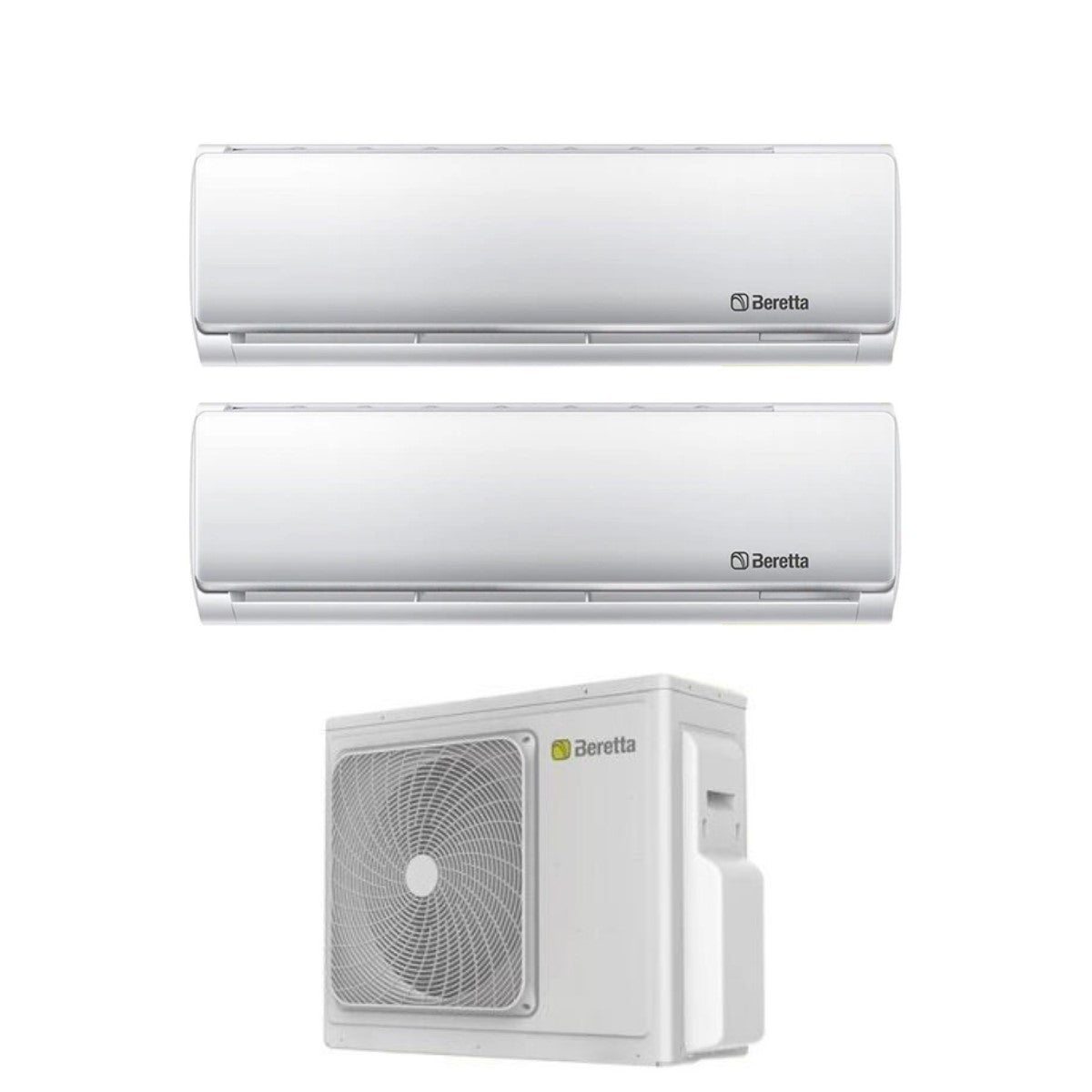 Beretta Condizionatore Dual Split Breva 9+12 con 18000-2 R-32 Wi-Fi Optional 18000 BTU Classe A++