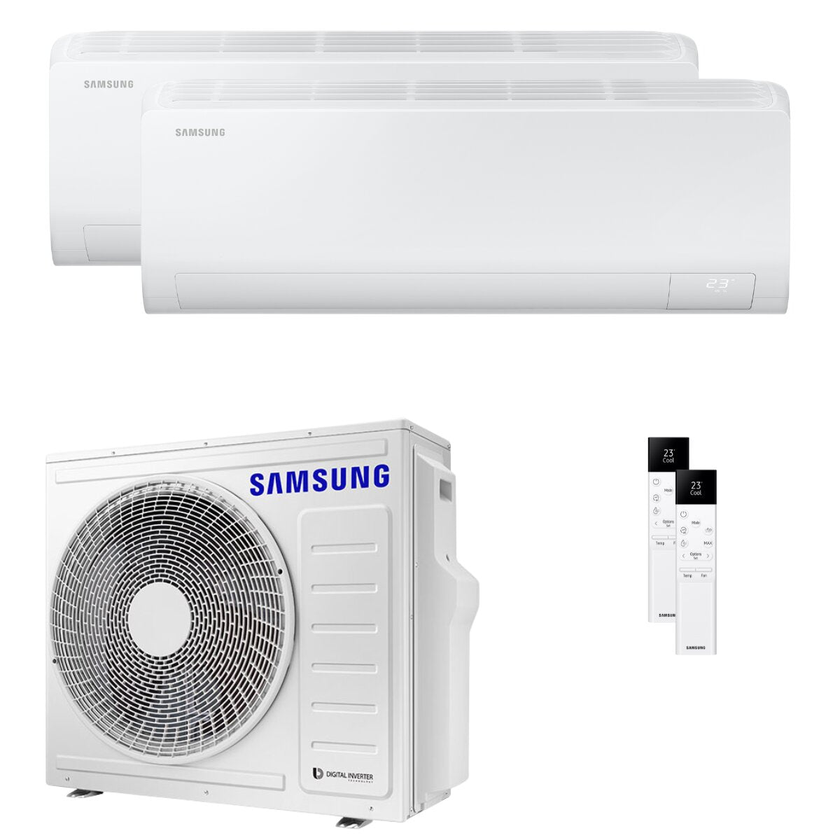 Samsung Condizionatore Cebu S2 dual split 7000+24000 BTU inverter A++ wifi unità esterna 8 kW
