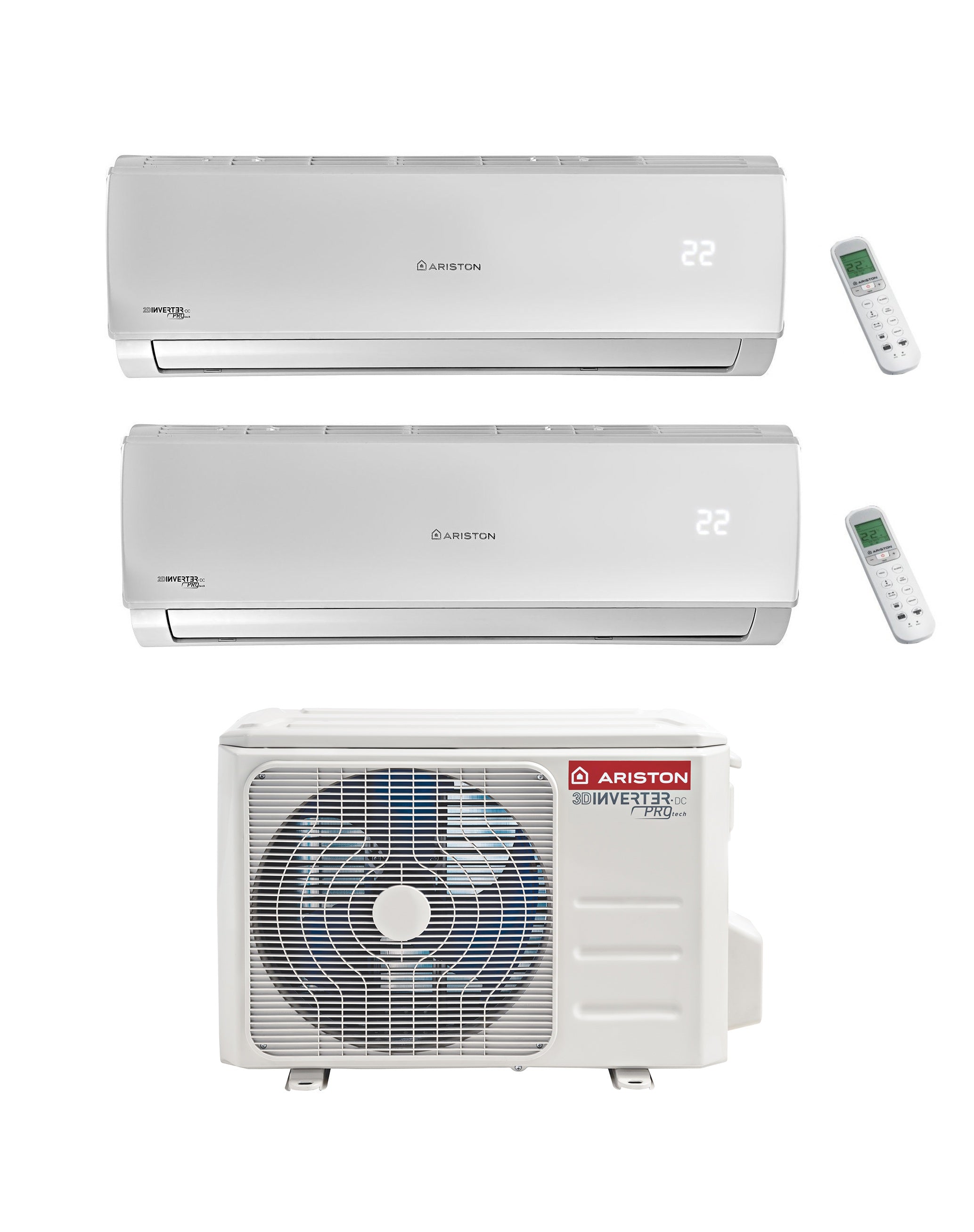 Ariston Condizionatore Dual Split Alys Plus 9+9 con Dual C 50 XD0-O R-32 Wi-Fi Optional Classe A++