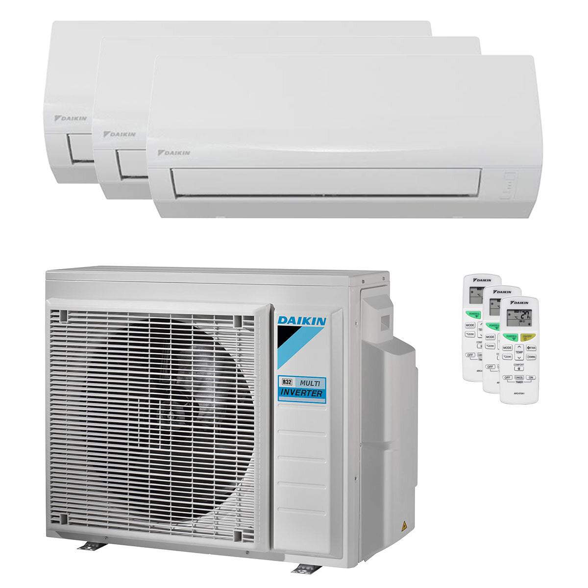Daikin Condizionatore Sensira Multi trial split 9000+9000+9000 BTU inverter A++ wifi unità esterna 5 kW