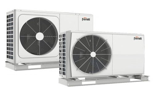 Ferroli Pompa Di Calore Reversibile Omnia M 3.2 da 12 kW Trifase per installazione esterna con compressore DC Inverter R-32 Wi-Fi con comando incluso